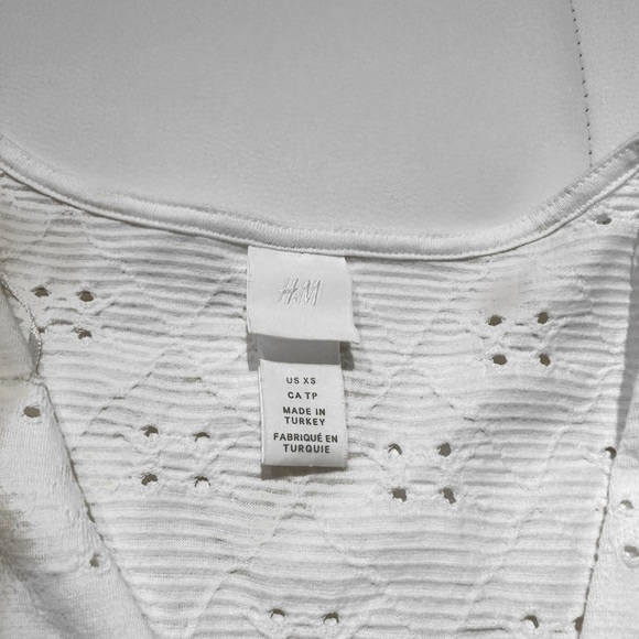 H&M XS White Dress - Picture 2 of 4